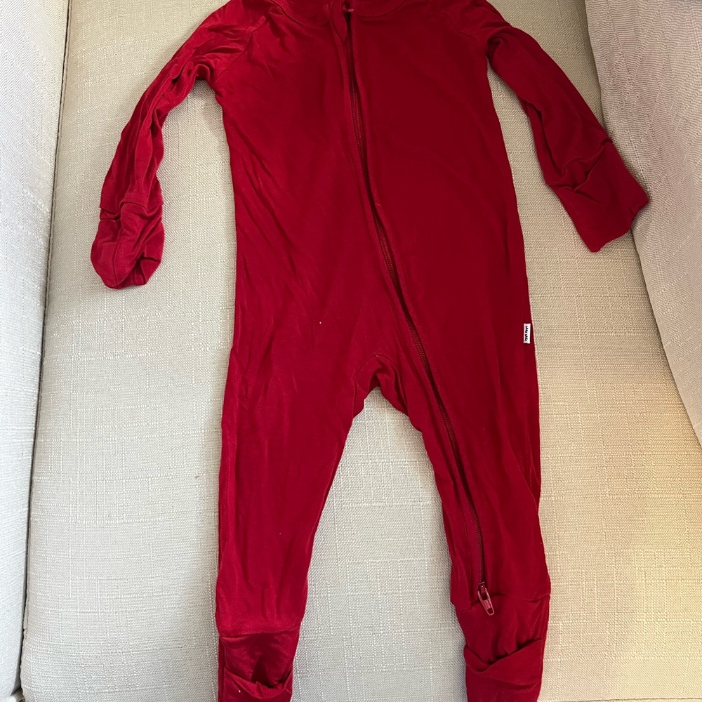 Little Sleepies Red Sleeper 0-3 months